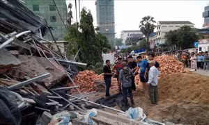 Campuchia thanh tra các công trình đang thi công sau vụ sập nhà cao tầng