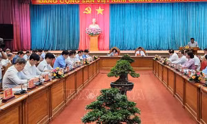 Thường trực Ban Bí thư làm việc với Tỉnh ủy Bình Định