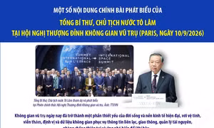 Một số nội dung chính bài phát biểu của Tổng Bí thư, Chủ tịch nước Tô Lâm tại Hội nghị Thượng đỉnh Không gian vũ trụ