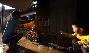 Cuộc sống của người dân vùng rốn lũ Hà Tĩnh dần trở lại bình thường