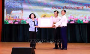Thường trực Ban Bí thư dự Ngày hội Toàn dân bảo vệ an ninh Tổ quốc năm 2023 tại Thái Bình