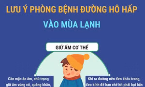 Lưu ý phòng bệnh đường hô hấp vào mùa lạnh