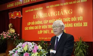Tổng Bí thư Nguyễn Phú Trọng: Học tập vừa là nghĩa vụ, vừa là quyền lợi thiết thân