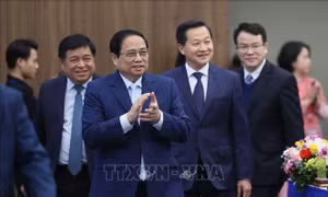 Thủ tướng dự Hội nghị triển khai nhiệm vụ năm 2024 của Bộ Kế hoạch và Đầu tư