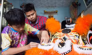 Khởi nghiệp từ niềm đam mê nghệ thuật lân sư rồng