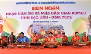 Khai mạc Liên hoan nhạc Ngũ âm và Múa dân gian Khmer