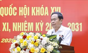 Chủ tịch Quốc hội tiếp xúc cử tri xã Đông Thạnh, TP. Hồ Chí Minh