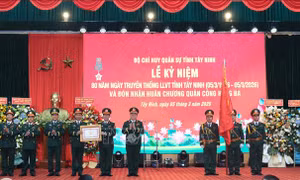 Dấu ấn 80 năm của những người lính đất thép Tây Ninh