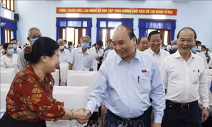 Chủ tịch nước tiếp xúc cử tri huyện Củ Chi trước Kỳ họp thứ 4, Quốc hội khóa XV