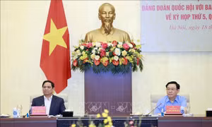 Đảng đoàn Quốc hội và Ban Cán sự Đảng Chính phủ họp chuẩn bị cho Kỳ họp thứ 5, Quốc hội khóa XV