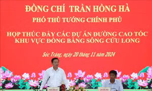 Phó Thủ tướng Trần Hồng Hà đôn đốc tiến độ các dự án cao tốc khu vực ĐBSCL
