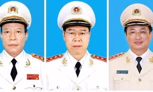 Ba Thượng tướng thôi giữ chức Thứ trưởng Bộ Công an