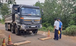 Gia Lai đẩy mạnh xử lý phương tiện giao thông quá khổ, quá tải