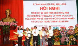 Vĩnh Long: Trên 917.000 lượt hộ dân được vay vốn chính sách