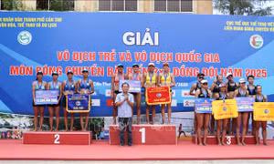 Bế mạc Giải vô địch quốc gia môn Bóng chuyền bãi biển 2x2 đồng đội