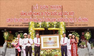 Cụm di tích nhà Mạc đón nhận Bằng xếp hạng Di tích quốc gia đặc biệt 