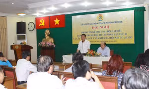 Liên đoàn Lao động TP Hồ Chí Minh tổ chức góp ý dự thảo văn kiện Đại hội Đảng XIII
