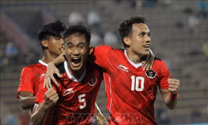 U23 Indonesia thắng 4-1 trước U23 Timor Leste