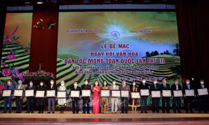 Bế mạc Ngày hội Văn hóa dân tộc Mông toàn quốc lần thứ III tại Lai Châu