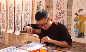 Độc đáo chợ tranh Đông Hồ Bắc Ninh