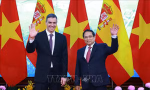 Tuyên bố chung về kết quả chuyến thăm chính thức Việt Nam của Thủ tướng Tây Ban Nha Pedro Sánchez