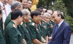 Chủ tịch nước tiếp đại biểu cựu chiến binh Mặt trận Vị Xuyên - Hà Tuyên