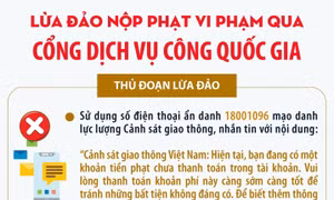 Thủ đoạn lừa đảo qua cổng dịch vụ công quốc gia và khuyến cáo người dân