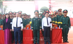 Truy điệu và an táng 172 hài cốt liệt sĩ hy sinh ở Campuchia