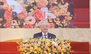 Tổng Bí thư, Chủ tịch nước dự Lễ kỷ niệm 70 năm Ngày thành lập Trường Nguyễn Gia Thiều (Hà Nội) 