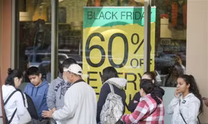 Black Friday mang lại hy vọng cho các nhà bán lẻ Mỹ