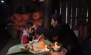 Độc đáo Tết Hoa mào gà của đồng bào dân tộc Cống