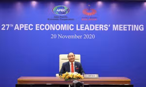 Thủ tướng Nguyễn Xuân Phúc dự Hội nghị Cấp cao APEC lần thứ 27