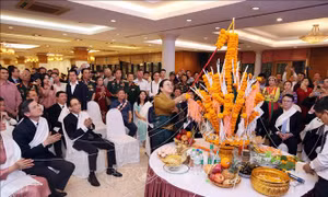 Đại sứ quán Lào tại Việt Nam tổ chức trọng thể Lễ đón Tết cổ truyền Bunpimay 2569
