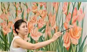 Họa sỹ Nguyễn Thu Thủy khai trương ‘ngôi nhà nghệ thuật’ bên hồ Tây