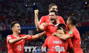 Vòng 1/8 World Cup 2018: Thụy Điển luyện sút 11m để đối phó với 'Thế hệ Vàng' Thụy Sĩ