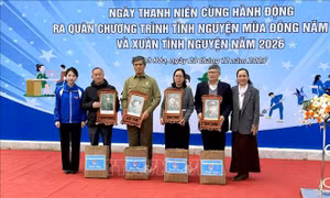 Thanh Hóa: Ra quân tình nguyện mùa Đông hỗ trợ người dân khu vực khó khăn