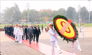 Tổng thống Brazil vào Lăng viếng Chủ tịch Hồ Chí Minh, tưởng niệm các anh hùng liệt sĩ