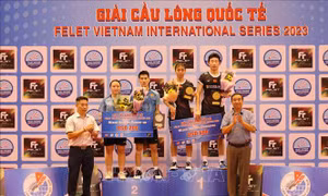 Trao Giải Cầu lông quốc tế 'FELET Vietnam International Series 2023'