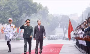 Chủ tịch nước Võ Văn Thưởng dự Hội nghị Quân chính toàn quân năm 2023