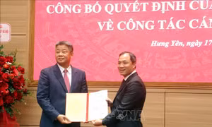 Ông Nguyễn Mạnh Quyền được chỉ định giữ chức Phó Bí thư Tỉnh ủy Hưng Yên