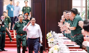 Thủ tướng Phạm Minh Chính dự Hội nghị Quân chính toàn quân 6 tháng đầu năm 2022