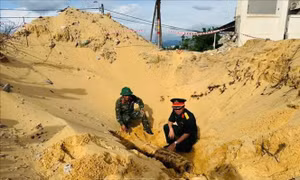 Xử lý an toàn quả bom còn sót lại sau chiến tranh tại Đồng Hới