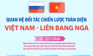 Quan hệ Đối tác chiến lược toàn diện Việt Nam - Liên bang Nga