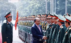 Chủ tịch nước dự Lễ kỷ niệm 40 năm Ngày truyền thống Binh đoàn 11