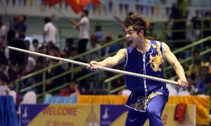 Võ sĩ Phạm Quốc Khánh có cơ hội cạnh tranh HCV môn Wushu
