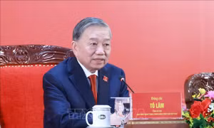 Tổng Bí thư Tô Lâm chủ trì họp báo quốc tế công bố kết quả Đại hội XIV của Đảng