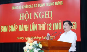 Hội nghị Ban Chấp hành Đảng bộ Khối các cơ quan Trung ương lần thứ 12
