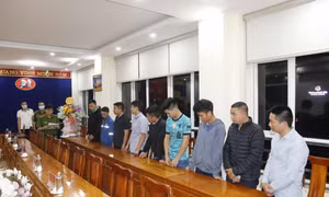 Bắt tạm giam thêm 9 bị can trong vụ 'làm luật' tại trạm thu phí trên cao tốc Nội Bài - Lào Cai