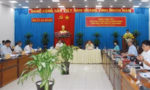 Đoàn công tác Ban Tuyên giáo Trung ương làm việc tại An Giang