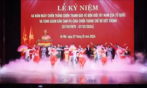 Lễ kỷ niệm 45 năm Ngày Chiến thắng chiến tranh bảo vệ biên giới Tây Nam của Tổ quốc và cùng quân dân Campuchia chiến thắng chế độ diệt chủng